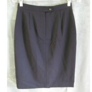 BROOKS BROTHERS Pencil Skirt Size 6 Blue